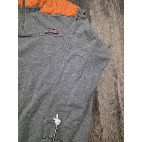 Vineyard Vines Size XL Orange and Gray Pull over vest/Jacket - Picture 7 of 10